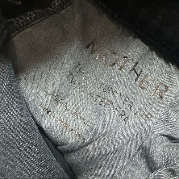 Mother Denim The Stunner Zip Two Step Fray in Holding Hands Skinny Jeans 26 2 - Picture 11 of 14